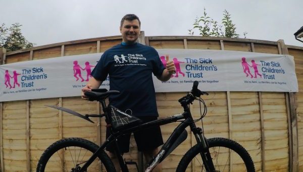 Dad’s epic fundraising challenge to support The Sick Children’s Trust